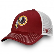 Men's Washington Redskins NFL Pro Line by Fanatics Branded Burgundy/White Core Trucker III Adjustable Snapback Hat 2998630